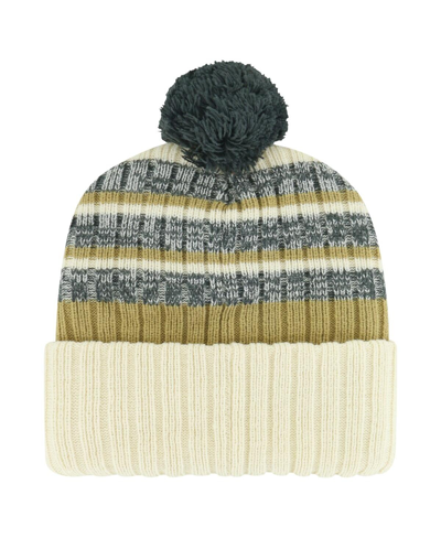 47 Brand Men's ' Cream Vegas Golden Knights Tavern Cuffed Knit Hat With Pom In Cream