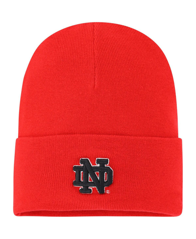 Shop Under Armour Men's  Red Notre Dame Fighting Irish Signal Caller Cuffed Knit Hat
