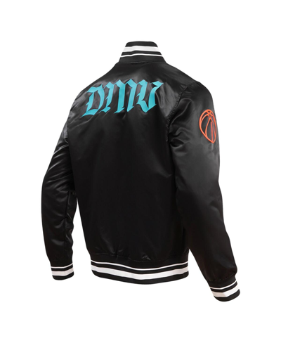Pro Standard Men's  Black Washington Wizards 2023/24 City Edition Satin Full-snap Jacket In Black