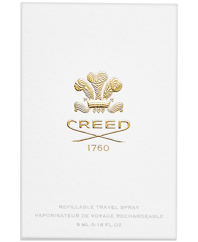 Shop Creed Leather Refillable Travel Atomizer Beige, 0.16 Oz. In No Color