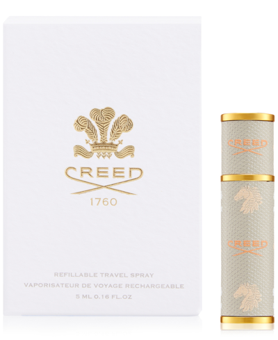 Creed Leather Refillable Travel Atomizer Beige, 0.16 Oz. In No Color