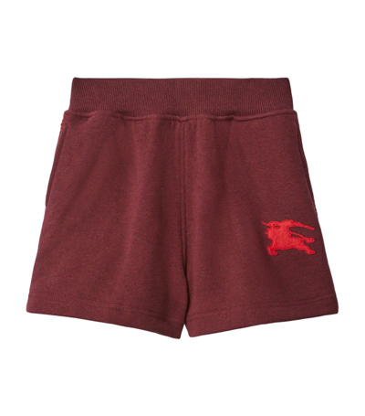 Shop Burberry Kids Cotton Shorts (3-14 Years) In Multi