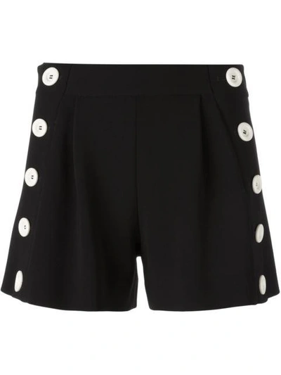 Shop Boutique Moschino Buttoned Pleated Shorts