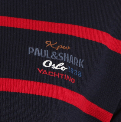 Pre-owned Paul & Shark Yachting Herren Pullover Sweater Rundhals 3xl Kipawa Kpw Oslo 1938 In Blau