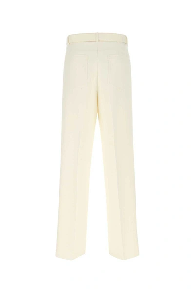 Shop Zegna Pants In White