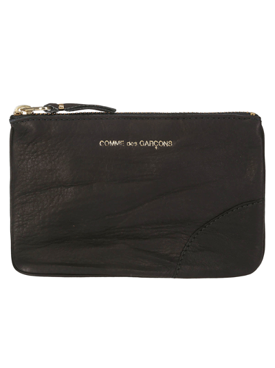 Shop Comme Des Garçons Washed Wallet In Black
