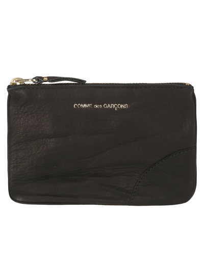 Comme Des Garçons Washed Wallet In Black