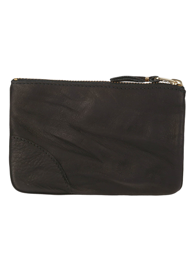 Shop Comme Des Garçons Washed Wallet In Black