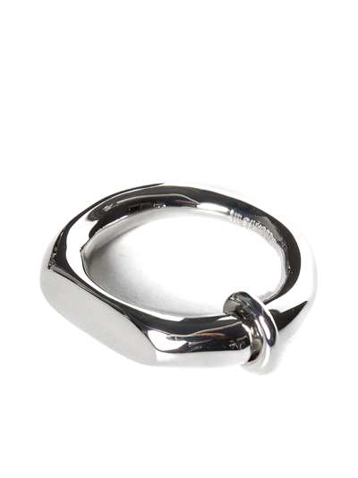 Shop Jil Sander Ring In Silver
