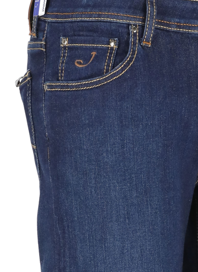 Shop Jacob Cohen Nick Slim Jeans In Blue