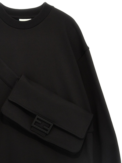 Shop Fendi Baguette Dress In Black
