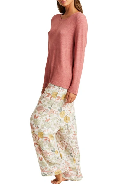 Papinelle Karolina Relaxed Fit Pajamas In Soft Cinnamon