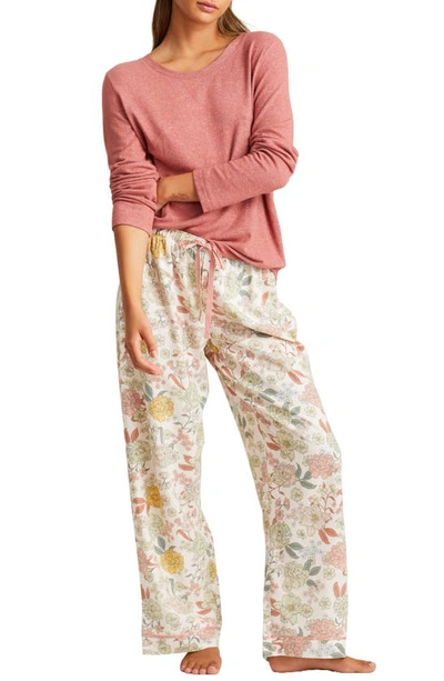 Papinelle Karolina Relaxed Fit Pajamas In Soft Cinnamon