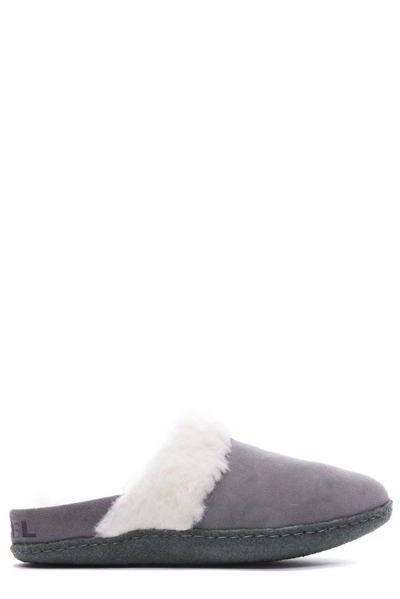 Shop Sorel Logo Embossed Slip In Grey