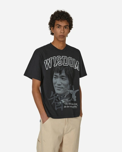 Shop Awake Ny Bruce Lee T-shirt Washed In Black