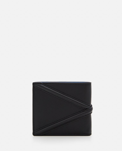 Shop Alexander Mcqueen Bifold Leather Wallet In Black