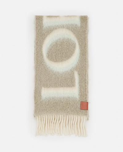 Shop Loewe 23x185  Scarf In Green