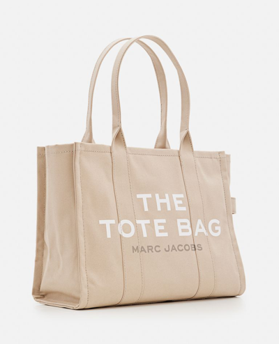 Marc Jacobs The Large Canvas Tote Bag In Beige