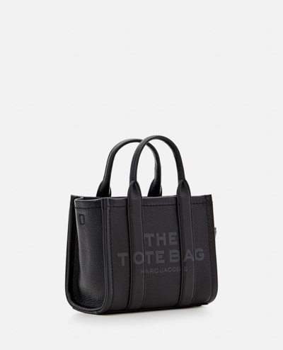 Marc Jacobs Small The Leather Tote Bag In Black