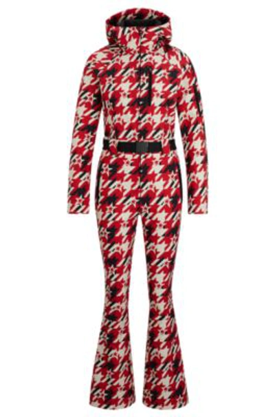 Shop Hugo Boss Boss X Perfect Moment Hooded Ski Suit In Red