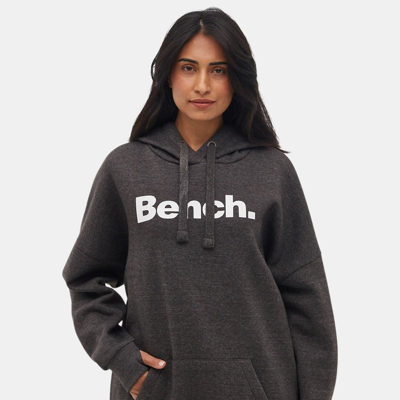 Shop Bench Dna Womens Trademark Oversize Hoodie In Grey