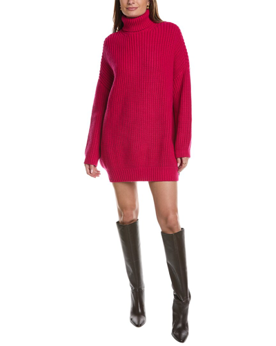 Shop Michael Kors Collection Shaker Turtleneck Cashmere Dress