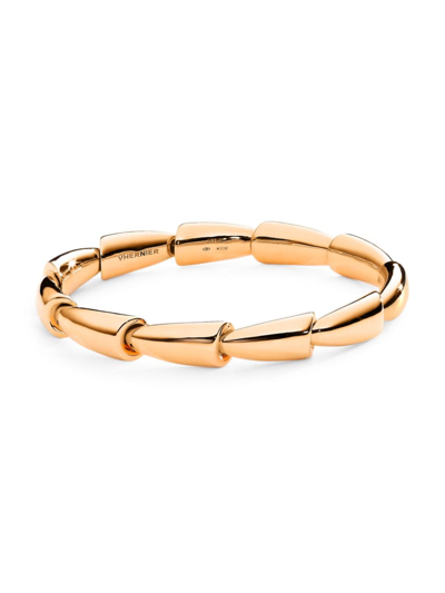Shop Vhernier Women's Calla 18k Rose Gold Bracelet In Pink Gold