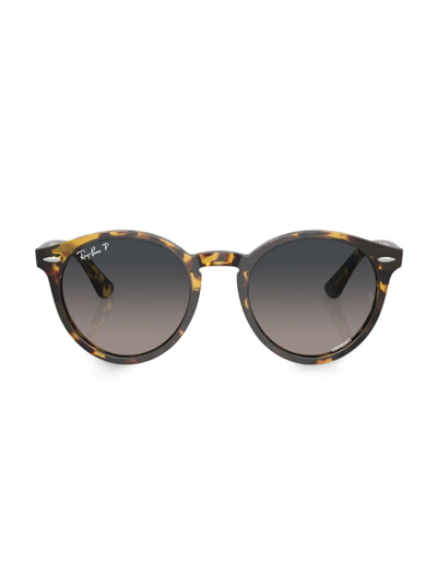 Shop Ray Ban Women's Rb7680s Larry 49mm Pantos Sunglasses In Mustard