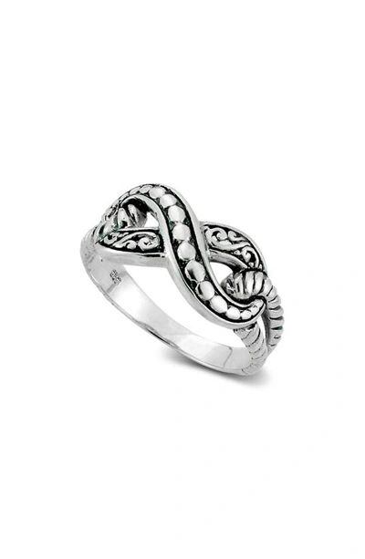Samuel B. Sterling Silver Infinity Ring In Silver