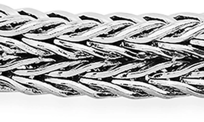 Shop Hmy Jewelry Stainless Steel Wheat Chain Bracelet In Metallic