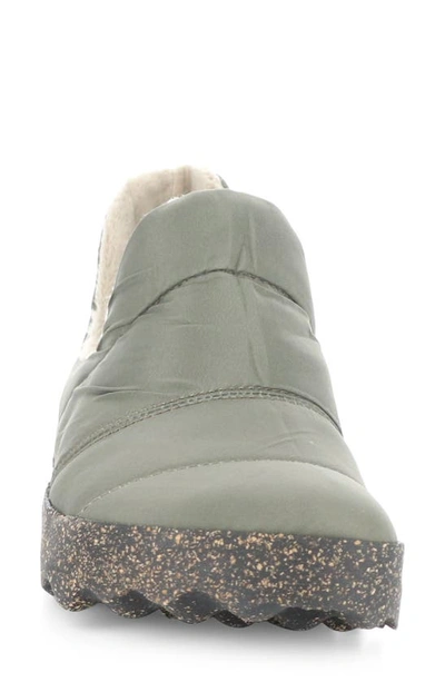 Shop Asportuguesas By Fly London Crus Faux Fur Lined Slip-on Sneaker In Taupe Recycled Polyester