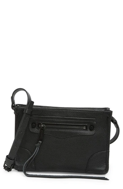 Shop Rebecca Minkoff Regan Crossbody Bag In Black