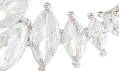 Shop Nordstrom Rack Cz Ring Drop Earrings In Clear- Silver