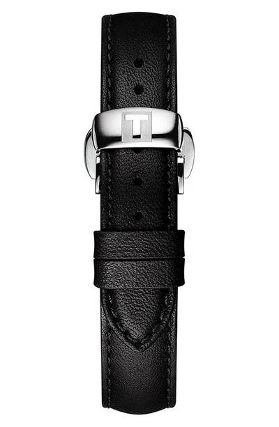 Tissot T-my Diamond Automatic Bracelet Watch & Leather Strap Gift Set, 29.3mm In Anthracite