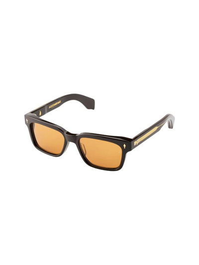 Shop Jacques Marie Mage Milono 55 - Valnut Sunglasses