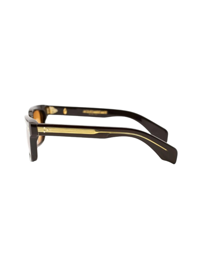 Shop Jacques Marie Mage Milono 55 - Valnut Sunglasses