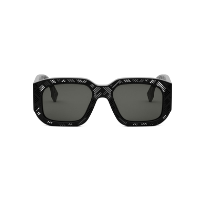 Shop Fendi Fe40113i 02a Sunglasses In Nero