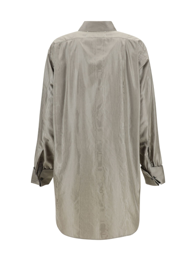 Maison Margiela Snakeskin Effect Oversized Shirt In 741