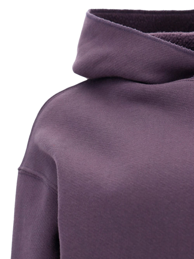 Shop Maison Margiela Cotton Hoodie In Purple