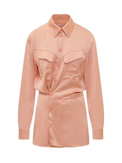 Shop Off-white Dress Shirt Toybox In Pink