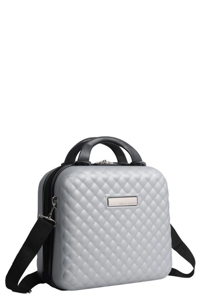 Shop Vince Camuto Teagan 20" Hardshell Carry-on Luggage In Silver