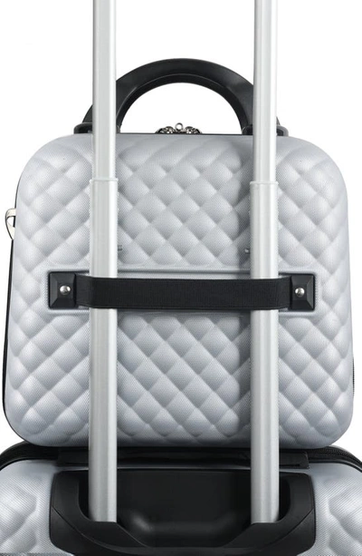 Shop Vince Camuto Teagan 20" Hardshell Carry-on Luggage In Silver