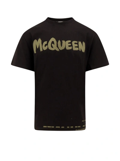 Shop Alexander Mcqueen T-shirt In Black