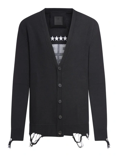 Shop Givenchy Cardigan Sweater In Black