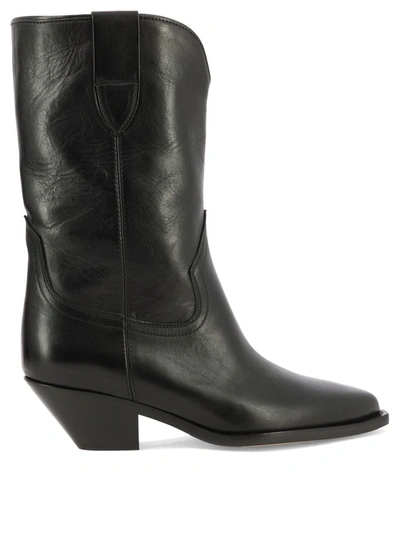 Shop Isabel Marant "dahope" Boots In Black