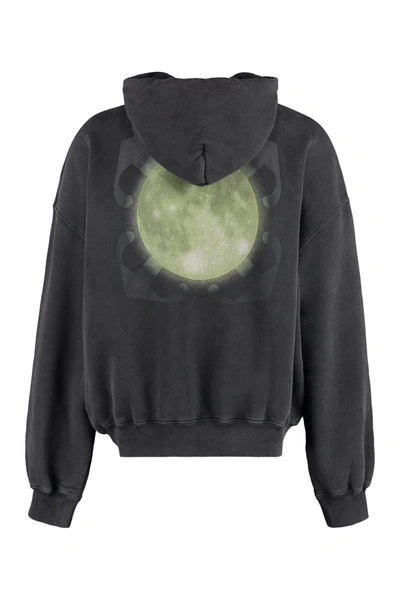 Off-white Off White Super Moon Arrow Hoodie In Grey