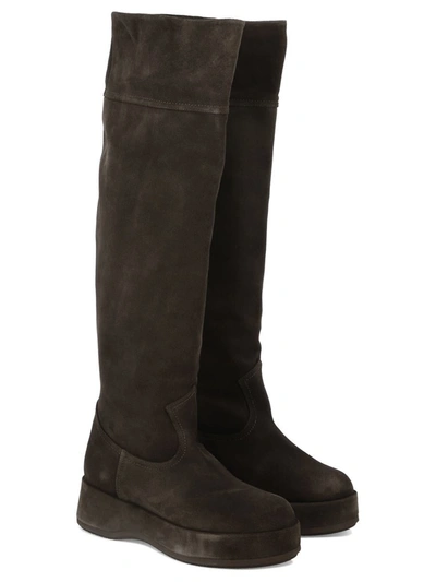 Shop Paloma Barceló "roy" Boots In Brown