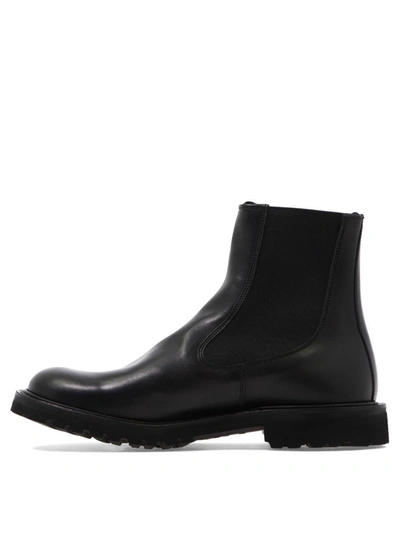 Shop Tricker's "stephen" Chelsea Boots In Black