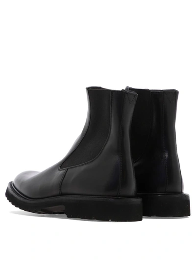 Shop Tricker's "stephen" Chelsea Boots In Black