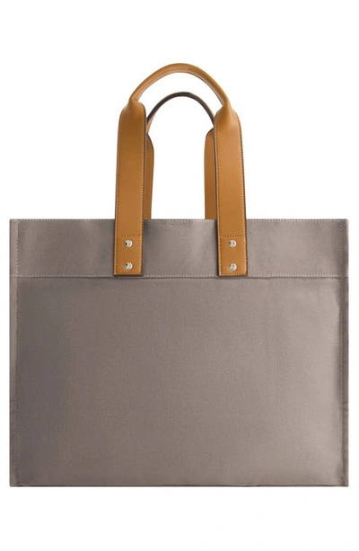 Shop True Religion Brand Jeans Twill Tote Bag In Grey